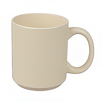 Kubek do sublimacji z wąskim spodem - kolorowy, matowy