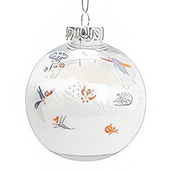 Bombka choinkowa ze wzorem postaci z kreskówek - do sublimacji