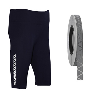 Taśma odblaskowa termowgrzewalna segmentowa - trójkąty