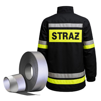 Taśma odblaskowa ogniotrwała do wszycia