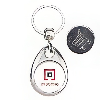 Elementy do robienia breloków metalowych z żetonem