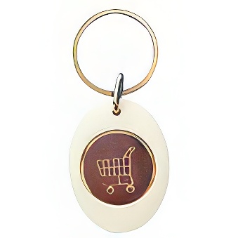 Brelok do ręcznego składania z żetonem