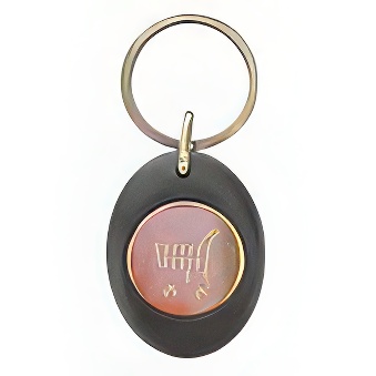 Brelok do ręcznego składania z żetonem