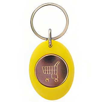 Brelok do ręcznego składania z żetonem