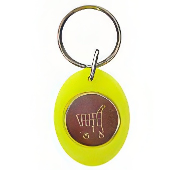 Brelok do ręcznego składania z żetonem