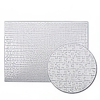 Puzzle do sublimacji - 1500 elementów