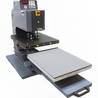 Pneu Press - prasa termotransferowa pneumatyczna z opcją wymiany płyt, otwierana do góry - wysuwana płyta dolna [40 x 50 cm]