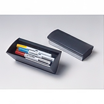 Magnetyczna gąbka do tablic suchościeralnych - pojemnik na markery