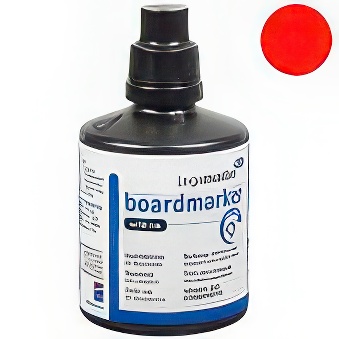 Atrament do napełniania markerów suchościeralnych - czerwony