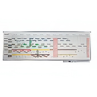 Tablica suchościeralna magnetyczna do planowania roku Professional