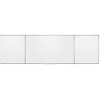 Trzyczęściowa tablica suchościeralna magnetyczna (tryptyk)