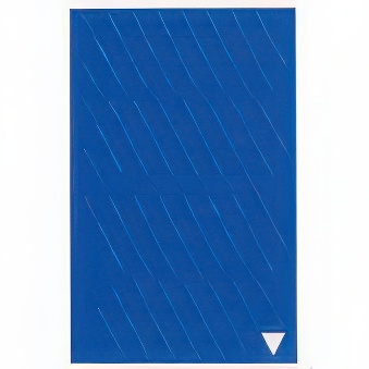 Geometryczne symbole magnetyczne - niebieskie trójkąty