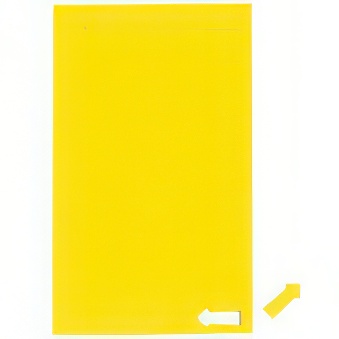 Geometryczne symbole magnetyczne - żółte strzałki