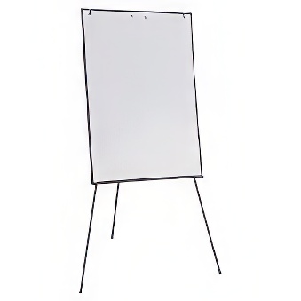 Flipchart magnetyczny suchościeralny na stojaku