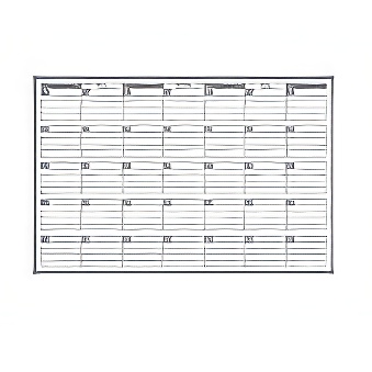 Tablica suchościeralna magnetyczna do planowania miesiąca