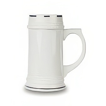 Ceramiczny kufel do sublimacji do sublimacji ze złotą obwódką