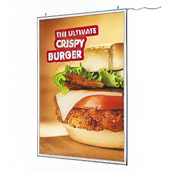 Podświetlana dwustronna rama zatrzaskowa