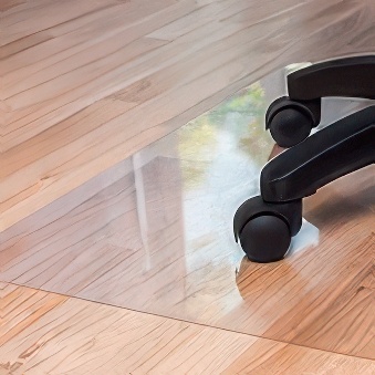 Mata ochronna, gładka na podłogę pod krzesło, fotel