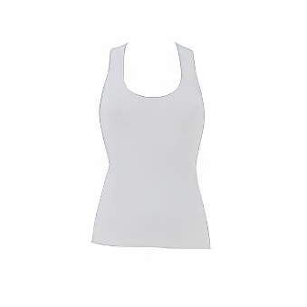 Koszulka damska bez rękawków do nadruku