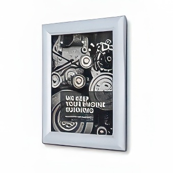 Ramka zatrzaskowa z ostrym narożnikiem 