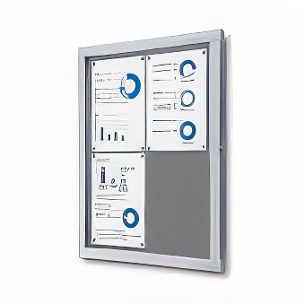 Gablota ogłoszeniowa, jednodrzwiowa