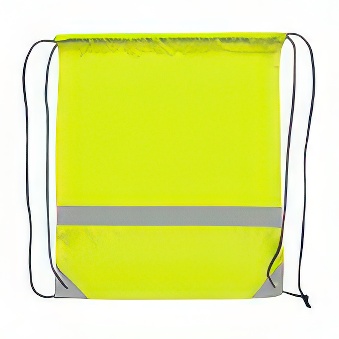 Worek odblaskowy na buty z czarnym sznurkiem - do sublimacji