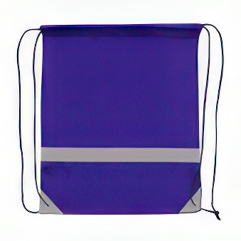 Worek odblaskowy na buty z czarnym sznurkiem - do sublimacji