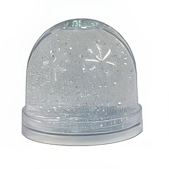 Fotokula - płatki niebieskie brokatowe