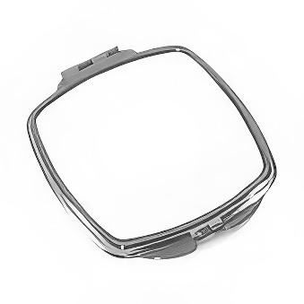 Metalowe lusterko do sublimacji - kwadratowe, zaokrąglone krawędzie