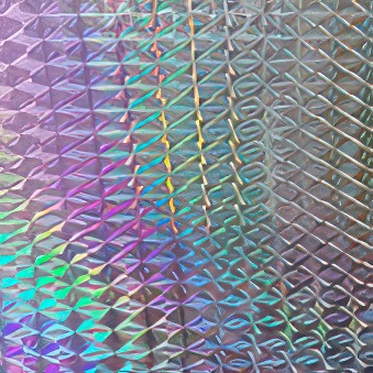 Folia samoprzylepna, pryzmatyczna MOSAIC srebrna