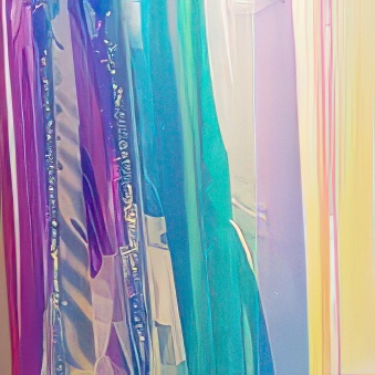 Folia samoprzylepna, holograficzna Rainbow BLUE