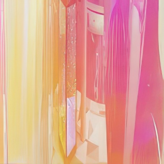 Folia samoprzylepna, holograficzna Rainbow RED