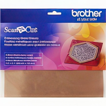 Arkusz metalowy do wytłaczania /embossingu do ploterów Brother CM/SDX - brąz - 2 sztuki