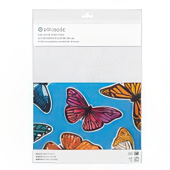 Samoprzylepna folia brokatowa do drukarek atramentowych i laserowych - 8 arkuszy