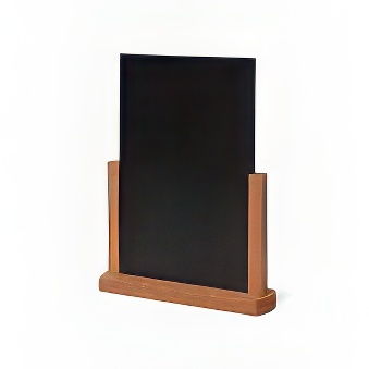 Drewniany stojak na menu 