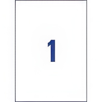 Samoprzylepna trwała Heavy Duty folia poliestrowa do drukarek laserowych i kopiarek - 20 arkuszy