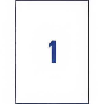 Samoprzylepna trwała Ultra Resistant folia polietylenowa do drukarek laserowych i kopiarek - 40 arkuszy