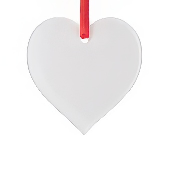 Zawieszka akrylowa do sublimacji i graweru - serce