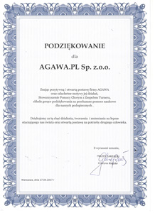 Podziękowania Stowarzyszenia Pomocy Chorym z Zespołem Turnera Podziękowania Stowarzyszenia Pomocy Chorym z Zespołem Turnera