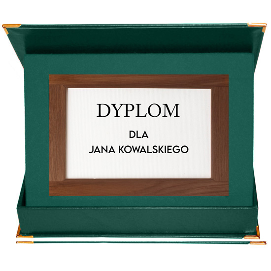 Etui do podkładu drewnianego - poziome