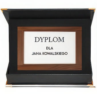 Etui do podkładu drewnianego - poziome