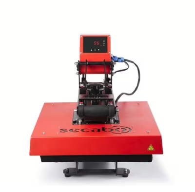 TC5 LITE - energooszczędna prasa termotransferowa z opcją wymiany płyt, otwierana do góry - kanapkowa