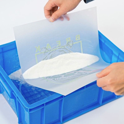 Proszek - klej do DTF drobny