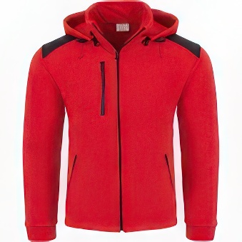 Bluza polarowa z kapturem męska - Premium