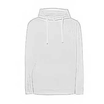 Bluza męska z kapturem do nadruku