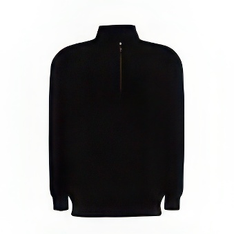 Bluza męska z krótkim zamkiem do nadruku