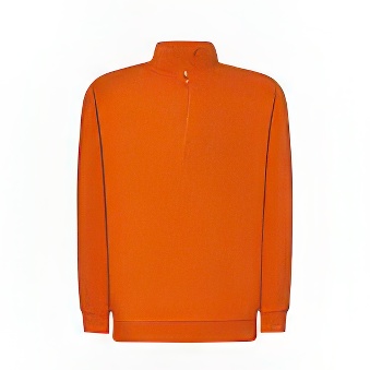 Bluza męska z krótkim zamkiem do nadruku