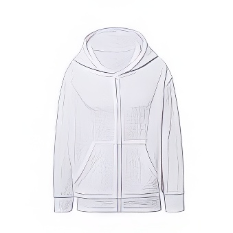 Bluza dziecięca na suwak do nadruku