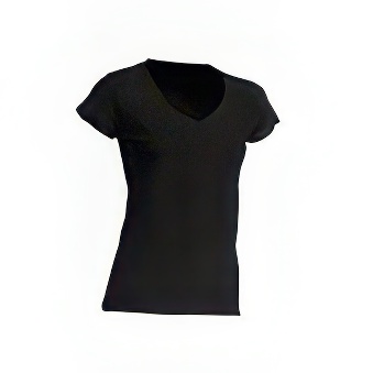 Koszulka damska V-neck bez obszycia do nadruku