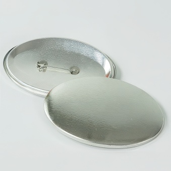 Elementy do składania przypinek z agrafką - elipsa